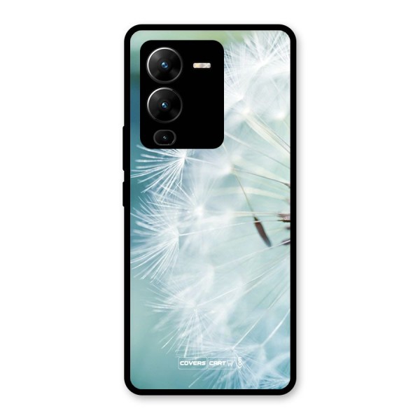 Wish Floral Glass Back Case for Vivo V25 Pro