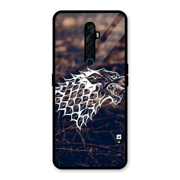 Wolf In White Glass Back Case for Oppo Reno2 Z