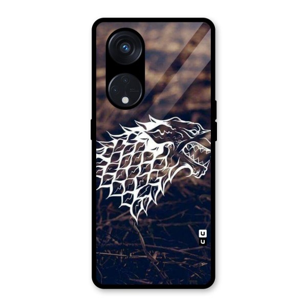 Wolf In White Glass Back Case for Reno8 T 5G