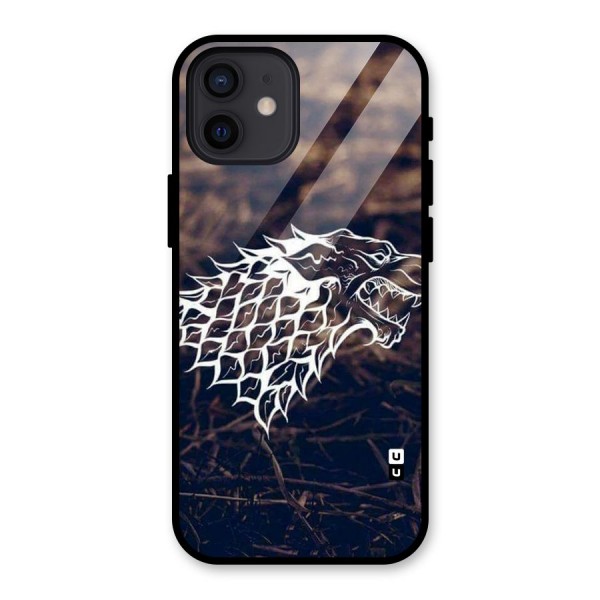 Wolf In White Glass Back Case for iPhone 12