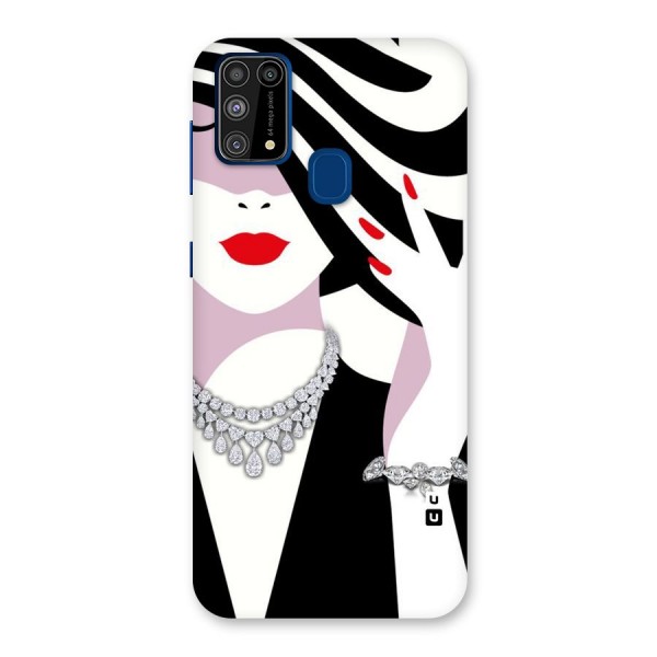 Women Beauty Back Case for Galaxy M31