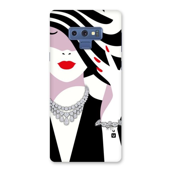 Women Beauty Back Case for Galaxy Note 9