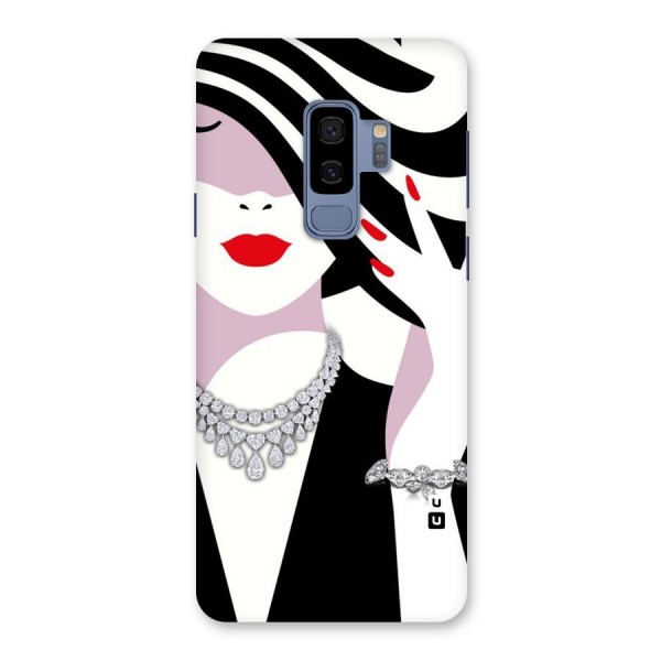 Women Beauty Back Case for Galaxy S9 Plus