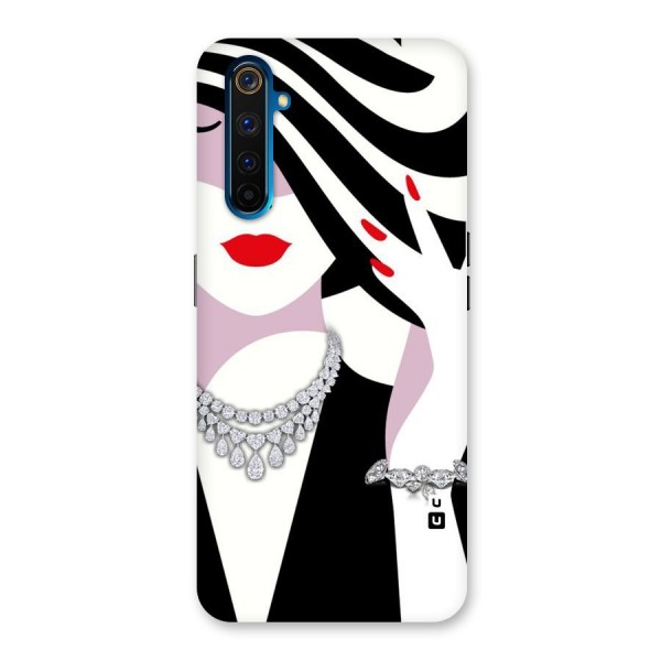 Women Beauty Back Case for Realme 6 Pro