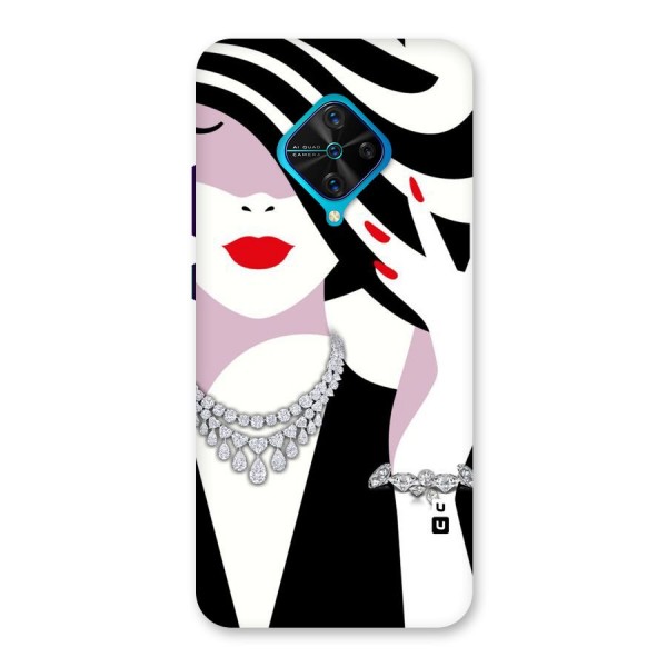 Women Beauty Back Case for Vivo S1 Pro