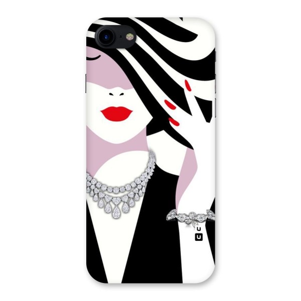 Women Beauty Back Case for iPhone SE 2020