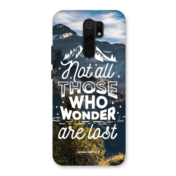 Wonder Lost Back Case for Redmi 9 Prime