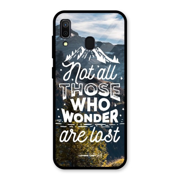 Wonder Lost Glass Back Case for Galaxy A30