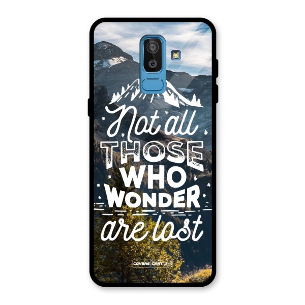 Wonder Lost Glass Back Case for Galaxy J8