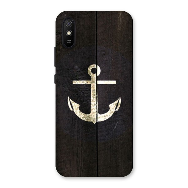 Wood Anchor Back Case for Redmi 9i