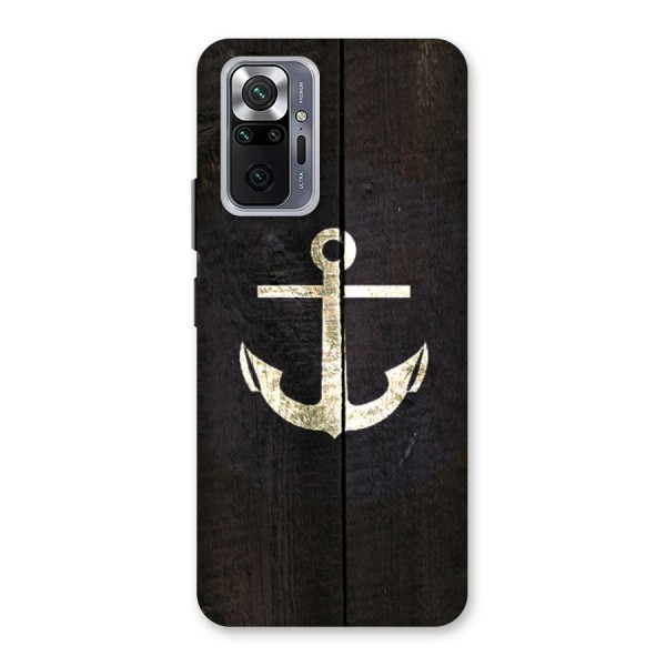 Wood Anchor Back Case for Redmi Note 10 Pro