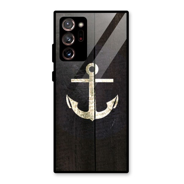 Wood Anchor Glass Back Case for Galaxy Note 20 Ultra 5G