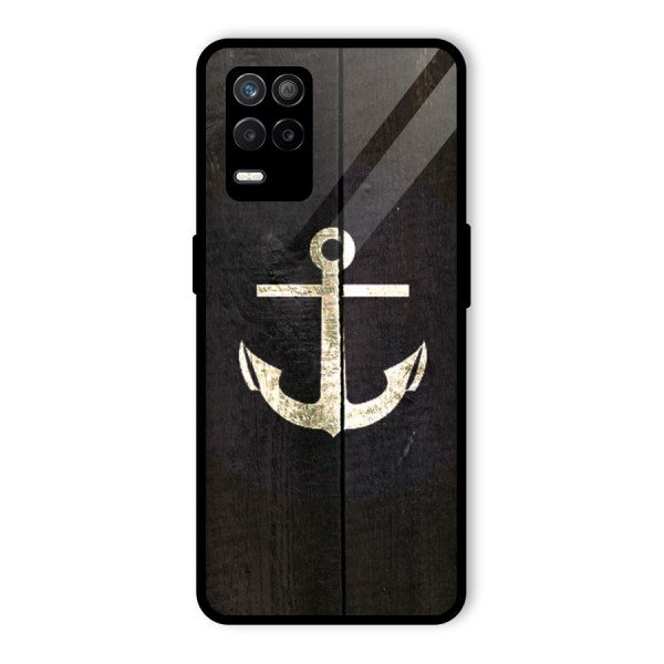 Wood Anchor Glass Back Case for Realme 9 5G