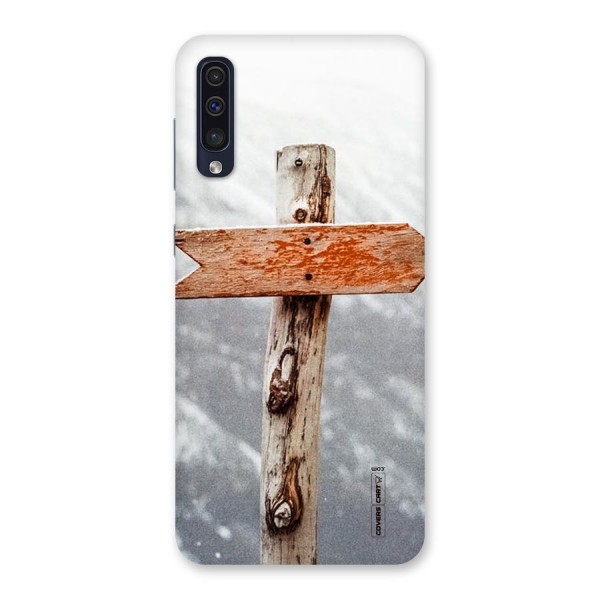 Wood And Snow Back Case for Galaxy A50