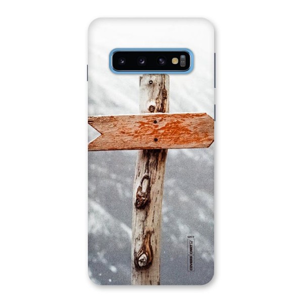 Wood And Snow Back Case for Galaxy S10