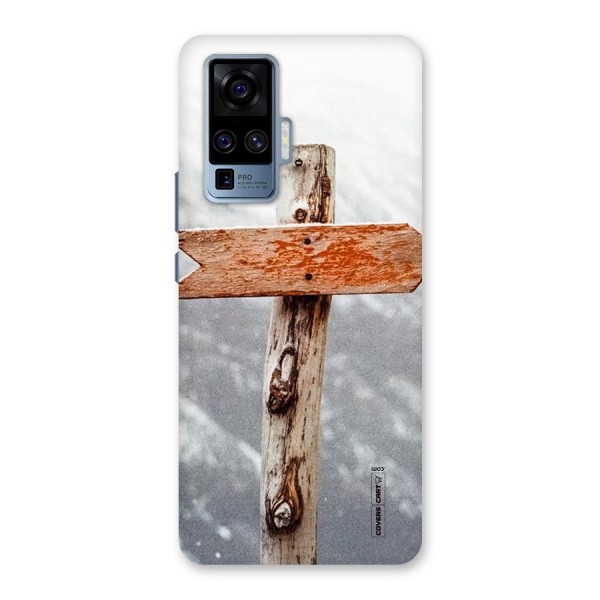 Wood And Snow Back Case for Vivo X50 Pro