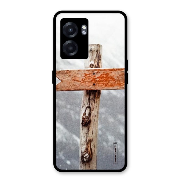 Wood And Snow Glass Back Case for Oppo K10 (5G)