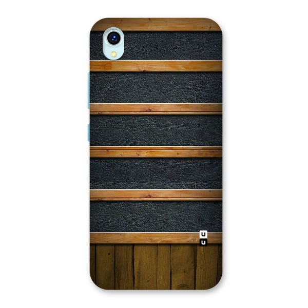 Wood Design Back Case for Vivo Y1s