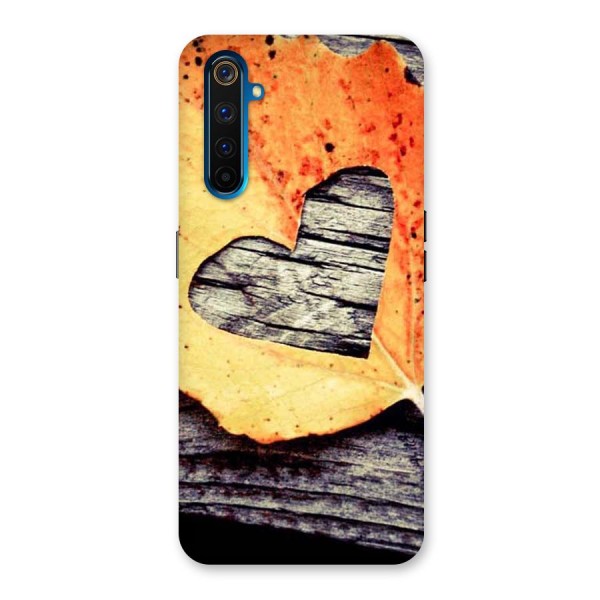 Wood Heart Leaf Back Case for Realme 6 Pro