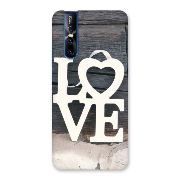 Wood Love Lock Back Case for Vivo V15 Pro