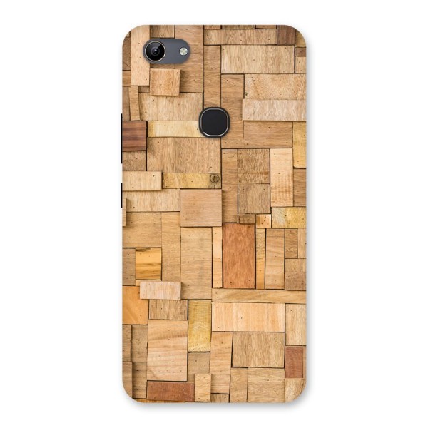 Wooden Blocks Back Case for Vivo Y81