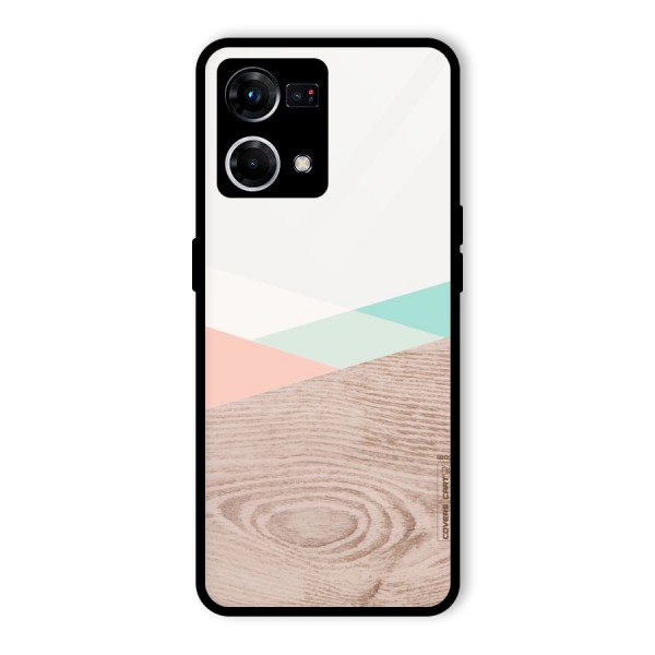 Wooden Fusion Glass Back Case for Oppo F21s Pro 4G