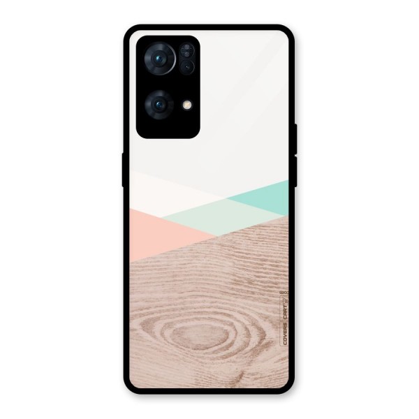 Wooden Fusion Glass Back Case for Oppo Reno7 Pro 5G