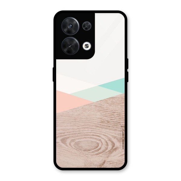 Wooden Fusion Glass Back Case for Oppo Reno8 5G