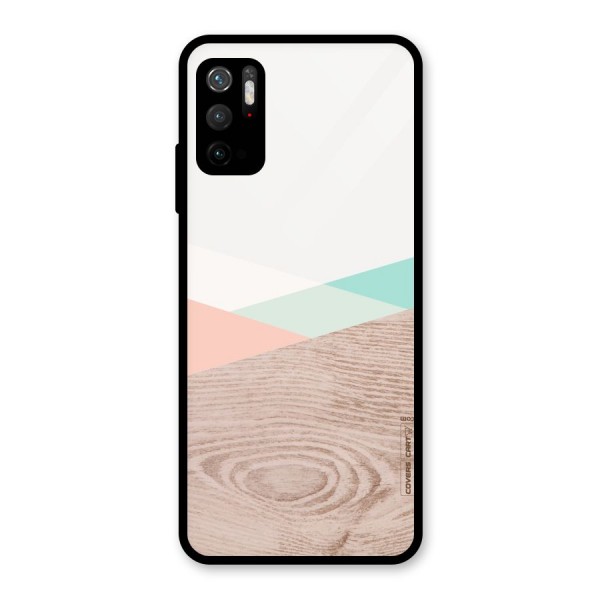 Wooden Fusion Glass Back Case for Poco M3 Pro 5G