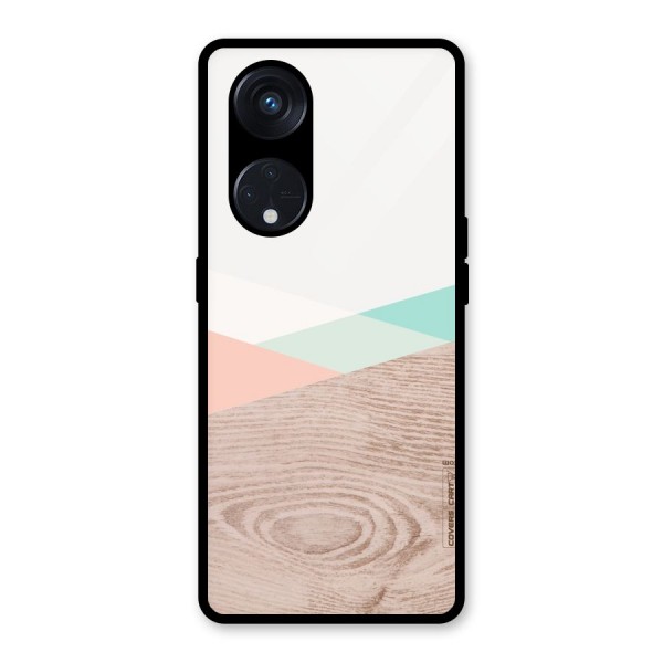 Wooden Fusion Glass Back Case for Reno8 T 5G