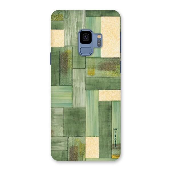 Wooden Green Texture Back Case for Galaxy S9