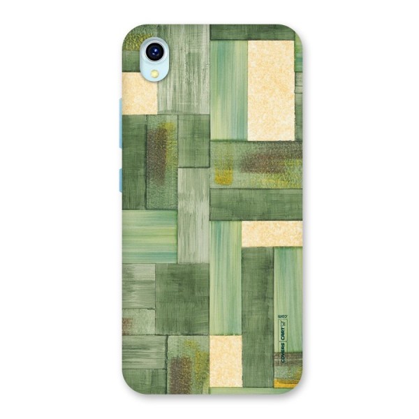 Wooden Green Texture Back Case for Vivo Y1s