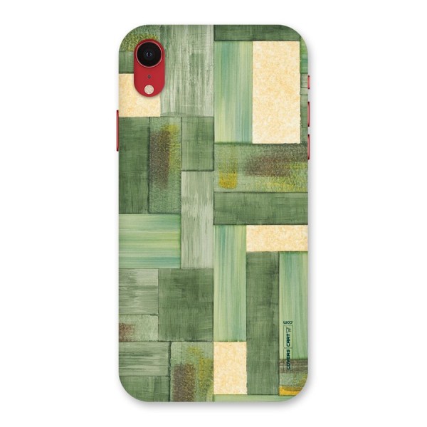 Wooden Green Texture Back Case for iPhone XR