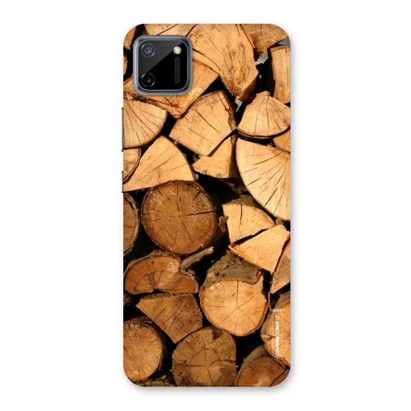 Wooden Logs Back Case for Realme C11