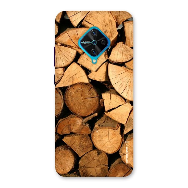 Wooden Logs Back Case for Vivo S1 Pro