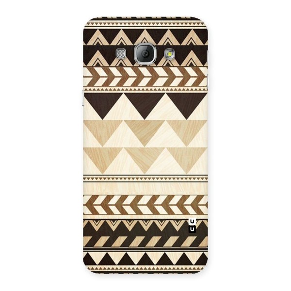 Wooden Printed Chevron Back Case for Galaxy A8