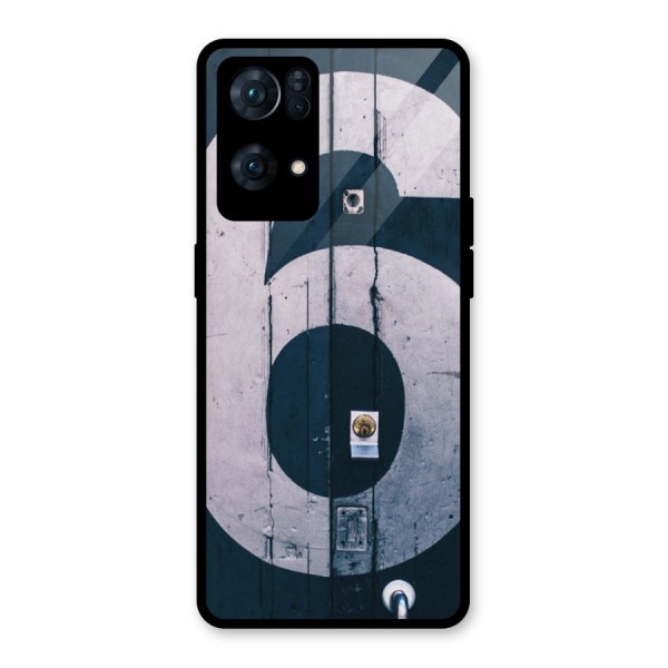 Wooden Six Glass Back Case for Oppo Reno7 Pro 5G