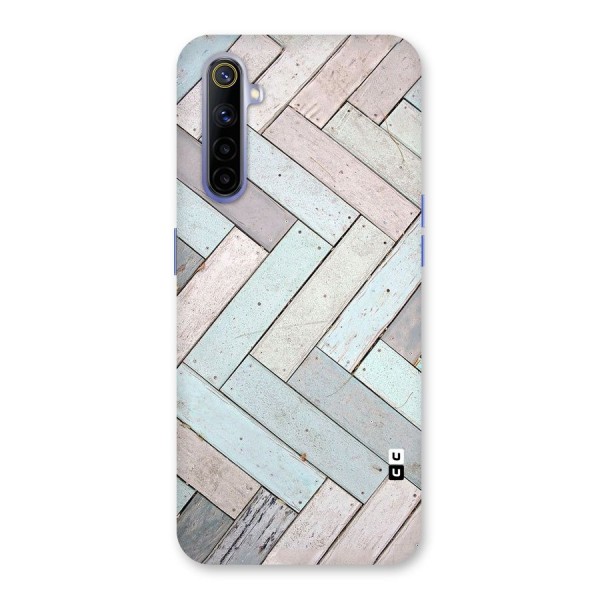 Wooden ZigZag Design Back Case for Realme 6i