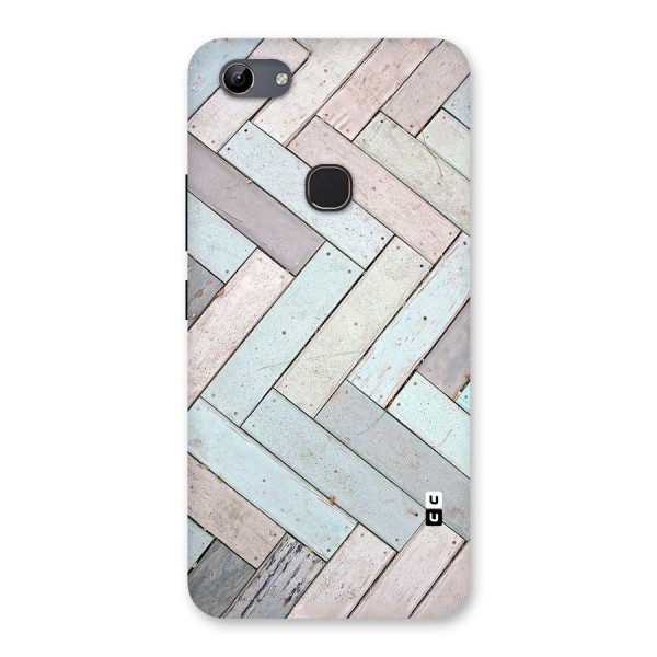 Wooden ZigZag Design Back Case for Vivo Y81