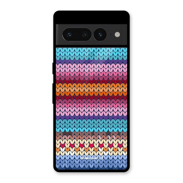 Woolen Glass Back Case for Google Pixel 7 Pro