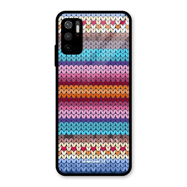 Woolen Glass Back Case for Poco M3 Pro 5G