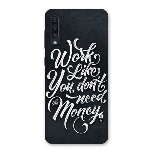 Work Like King Back Case for Galaxy A50s