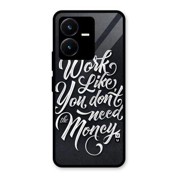 Work Like King Glass Back Case for Vivo Y22