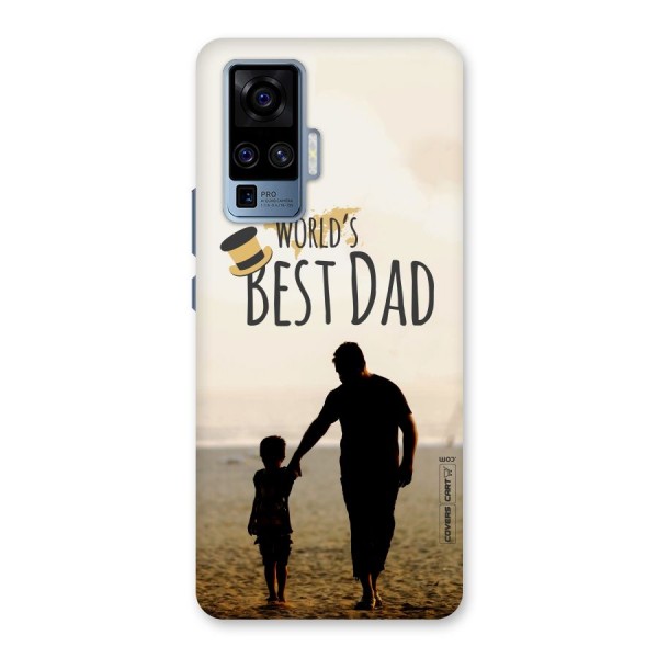 Worlds Best Dad Back Case for Vivo X50 Pro