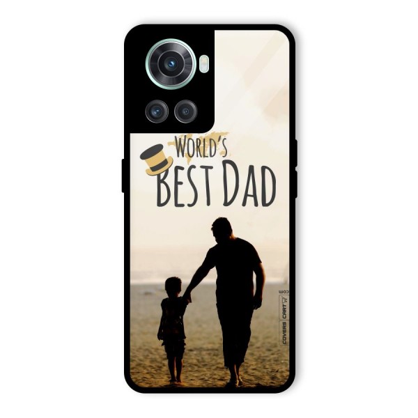 Worlds Best Dad Glass Back Case for OnePlus 10R