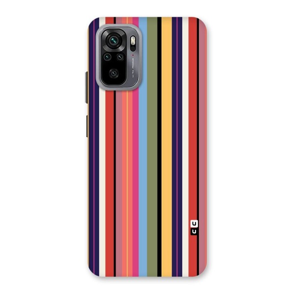 Wrapping Stripes Back Case for Redmi Note 10