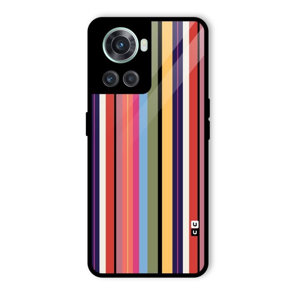 Wrapping Stripes Glass Back Case for OnePlus 10R
