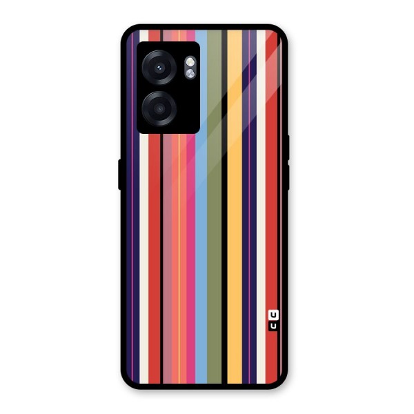 Wrapping Stripes Glass Back Case for Oppo K10 (5G)