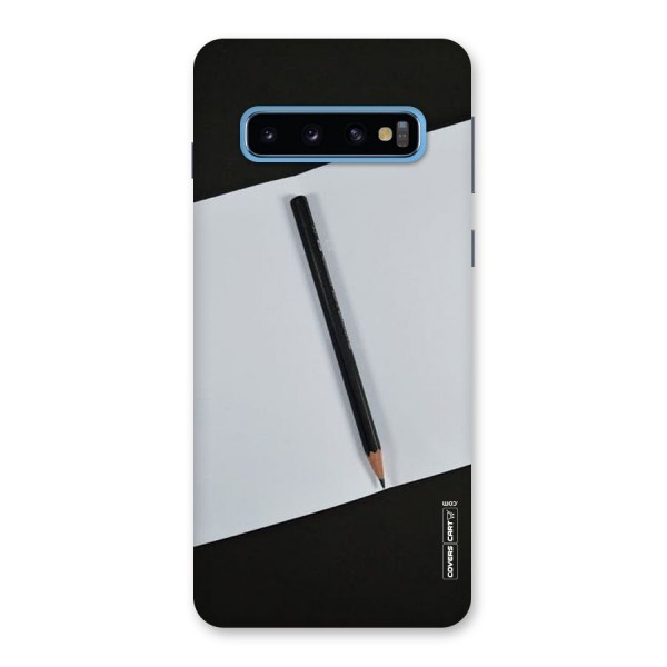 Write Your Thoughts Back Case for Galaxy S10