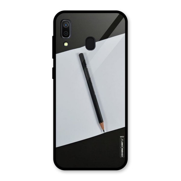 Write Your Thoughts Glass Back Case for Galaxy A30